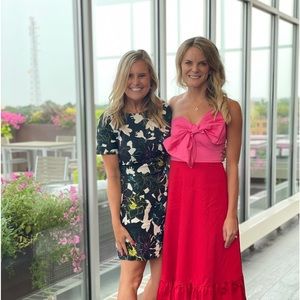 Hutch pink strapless